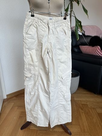 Low waist cargo trousers