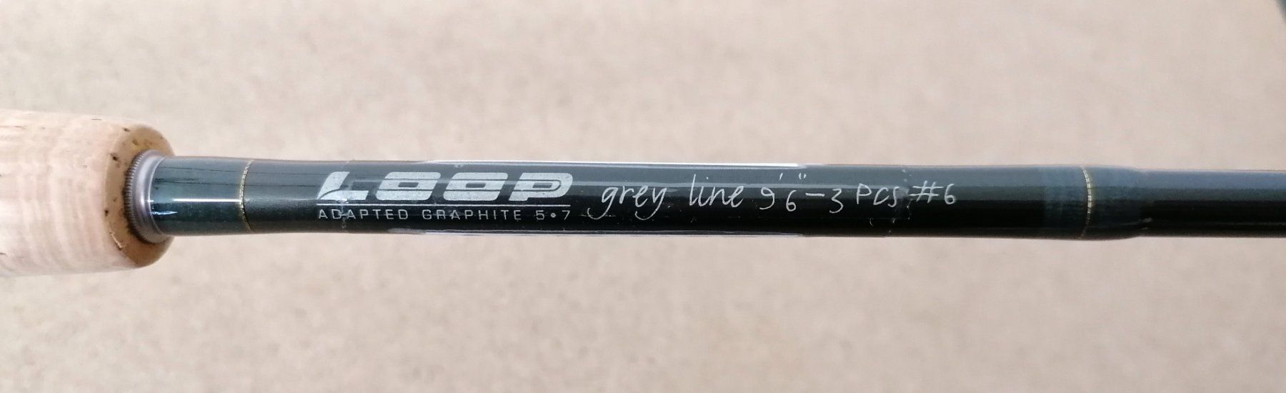 Canne da pesca: Loop Gray Line LGR 696-3A 9’6" 6wt 3-teilig – Nuovo (secondo la descrizione) da Reinach BL venduto da fliegenrolli 6