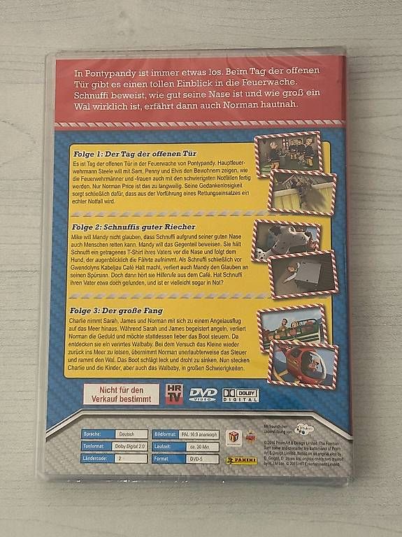 Tutti i DVDs: Feuerwehrmann Sam, Exklusive DVD mit 3 Folgen! – Nuovo e nell'imballaggio originale da Hildisrieden venduto da Albi35 1