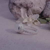 Mondstein Ring - Sterling Silber 925 - Grösse 52