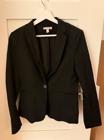 Schwarzer Blazer von H&M Grösse 36
