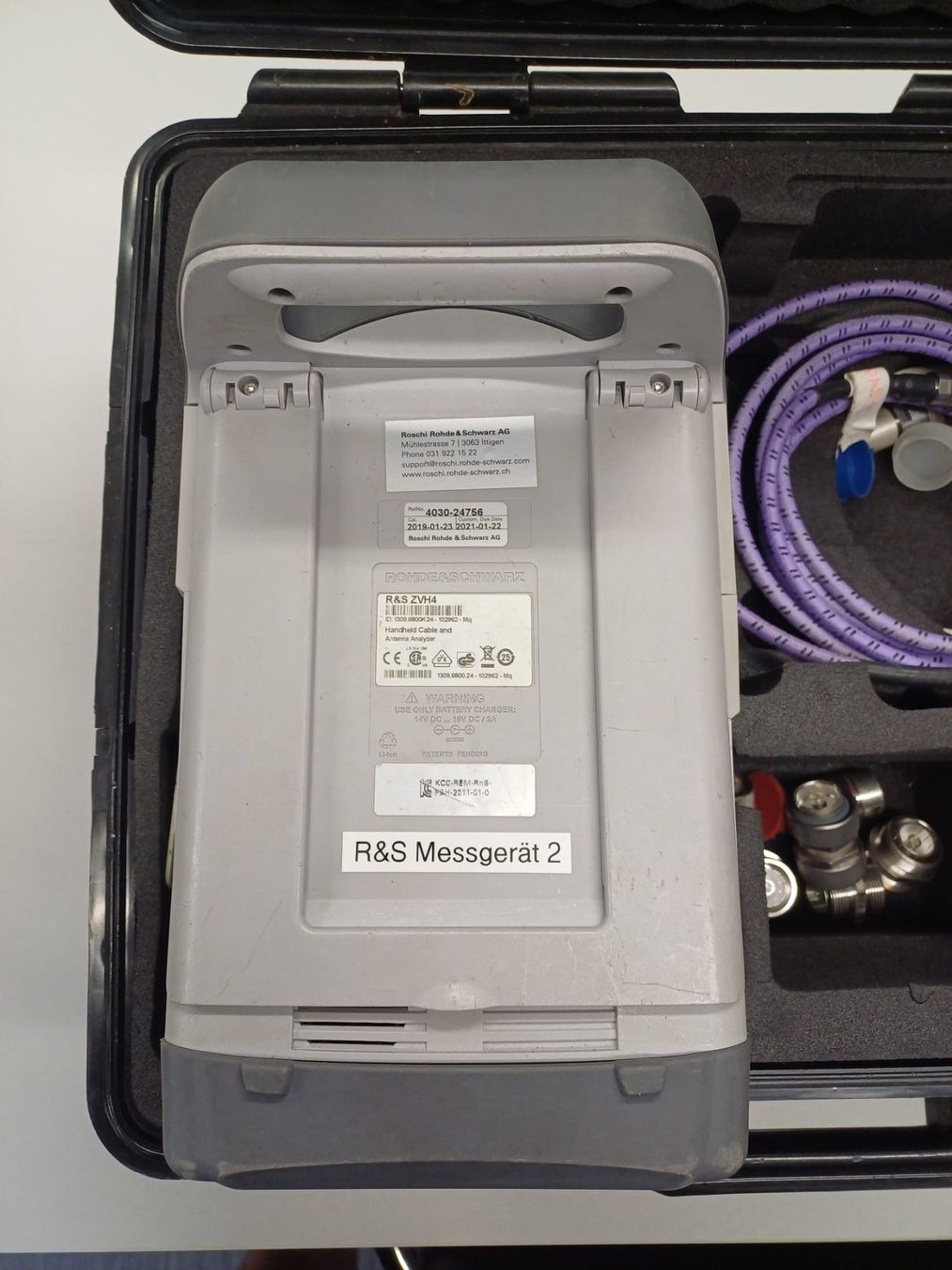 Misurare: Rohde & Schwarz ZVH4 Cable & Antenna Analyzer – Usato da Sursee venduto da Network_41AG 2