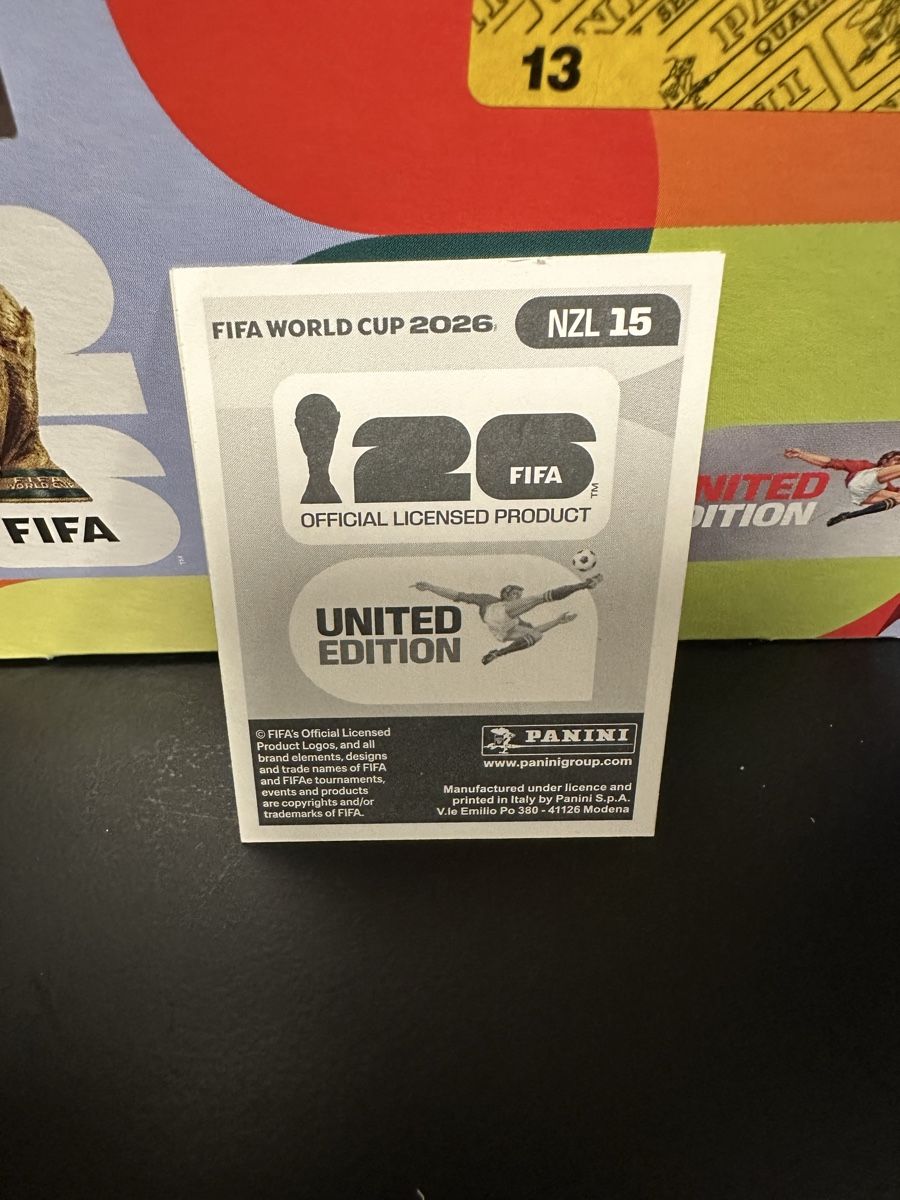 Panini Carte collezionabili: NZL 15 - Panini WM 2026  – Nuovo (secondo la descrizione) da Kreuzlingen venduto da Bes-GamingCollection 1