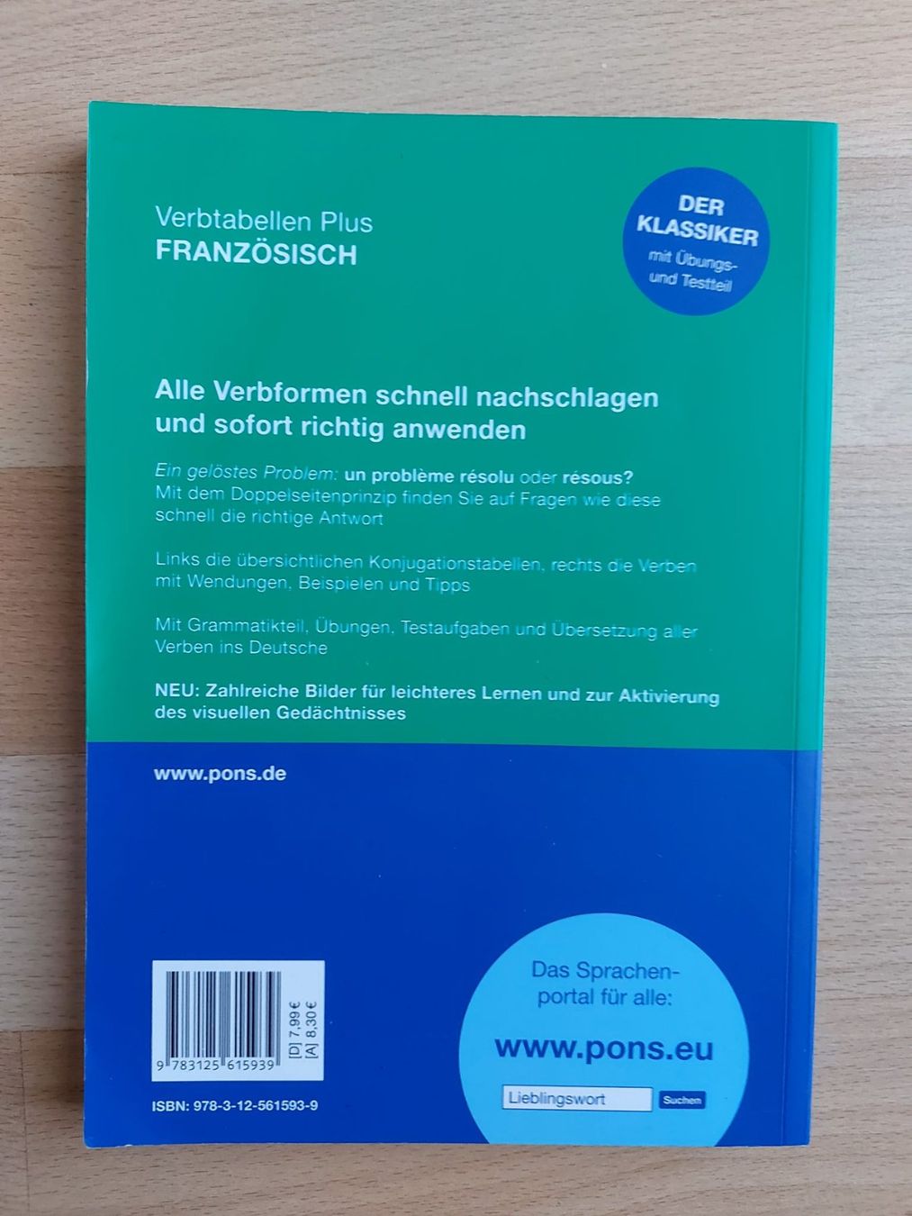 Libri: Verbentabellen Plus FRANZÖSISCH – Usato da Rupperswil venduto da mir_7vfc 1