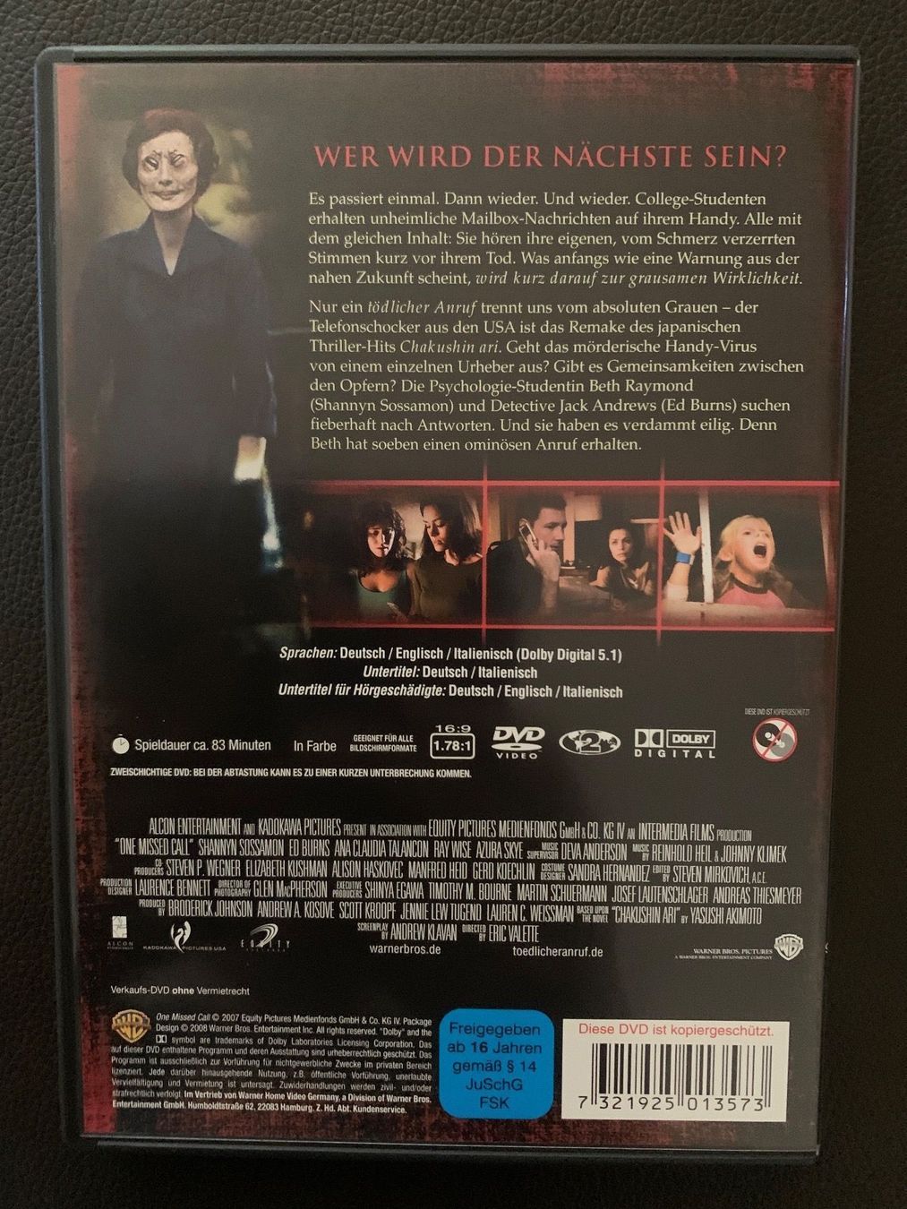 Tutti i DVDs: Tödlicher Anruf – Usato da Aarau venduto da usmichi 1