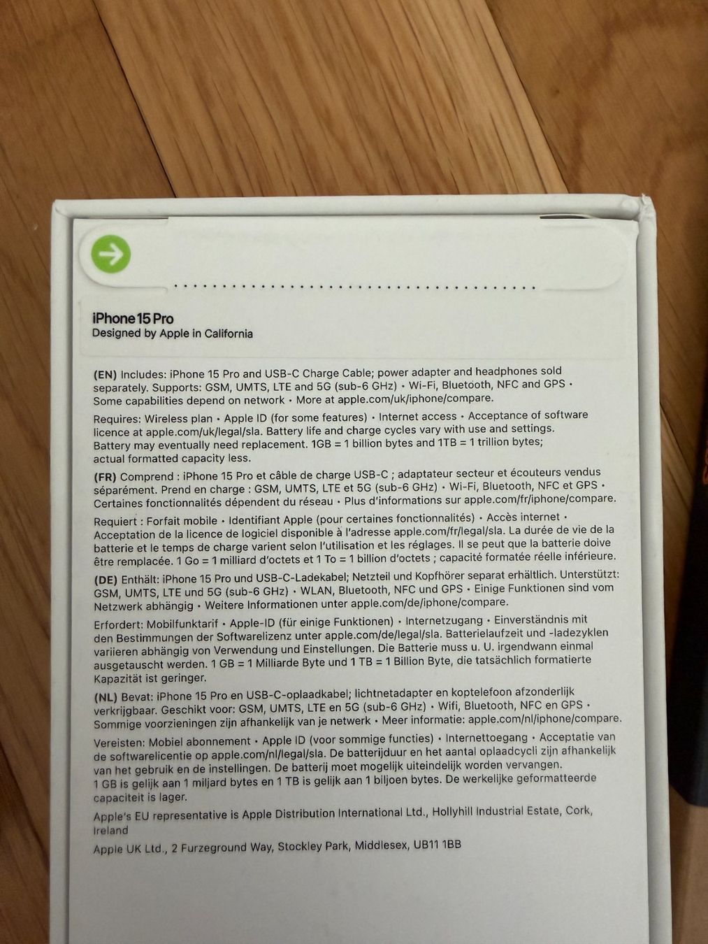 Apple Telefoni cellulari / Smartphones: Apple 15 Pro, 256GB, white + Zubehör – Nuovo e nell'imballaggio originale da Reichenburg venduto da Sternschnuppa 1