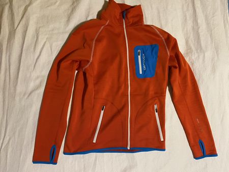 Herren Fleecejacke ORTOVOX rot Grösse M guter Zustand