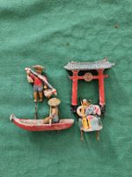 Figurines vintage en plomb japonaises