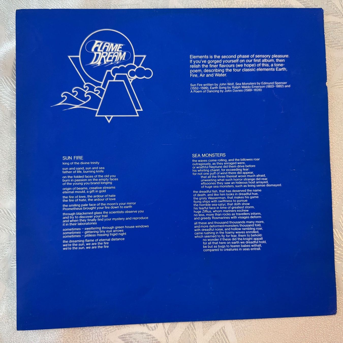Schallplatten: FLAME DREAMS - ELEMENTS – Gebraucht aus Zürich von fehlton 4