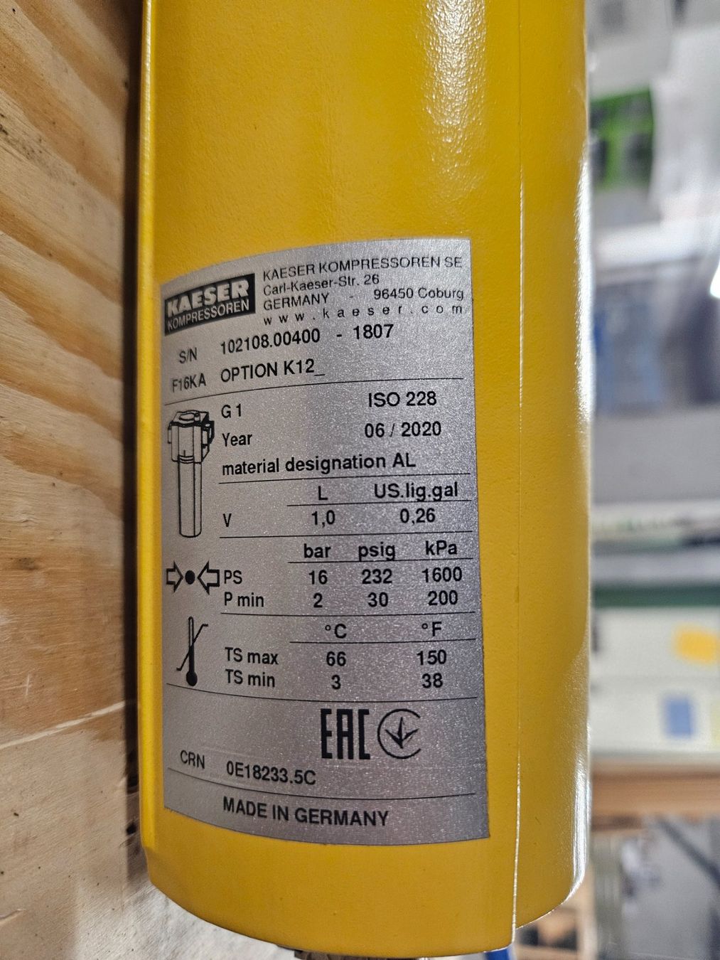 Ventilazione: Kaeser Druckluftfilter neu 06/2020 – Usato da Römerswil LU venduto da Helfenstein6027 2