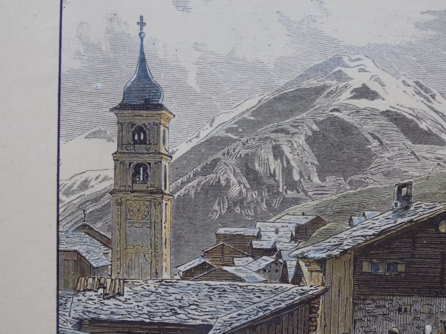 Gravures: Vrin Lumnezia koloriert – D'occasion à Risch par Rischli15 7