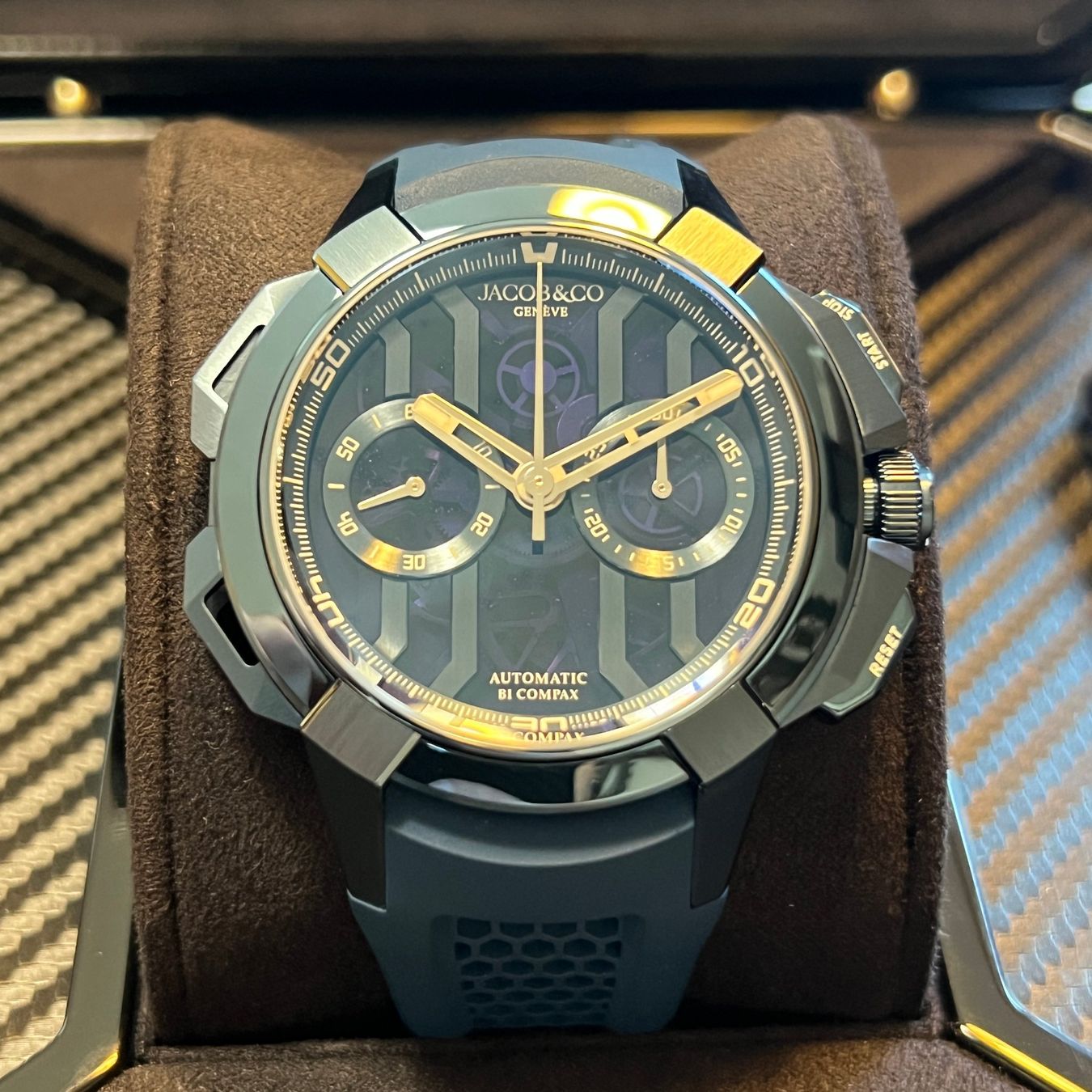 Orologi: FLASH SALE Jacob & Co Epic X Chrono 43mm Full Set – Usato da Carouge GE venduto da Watchaser