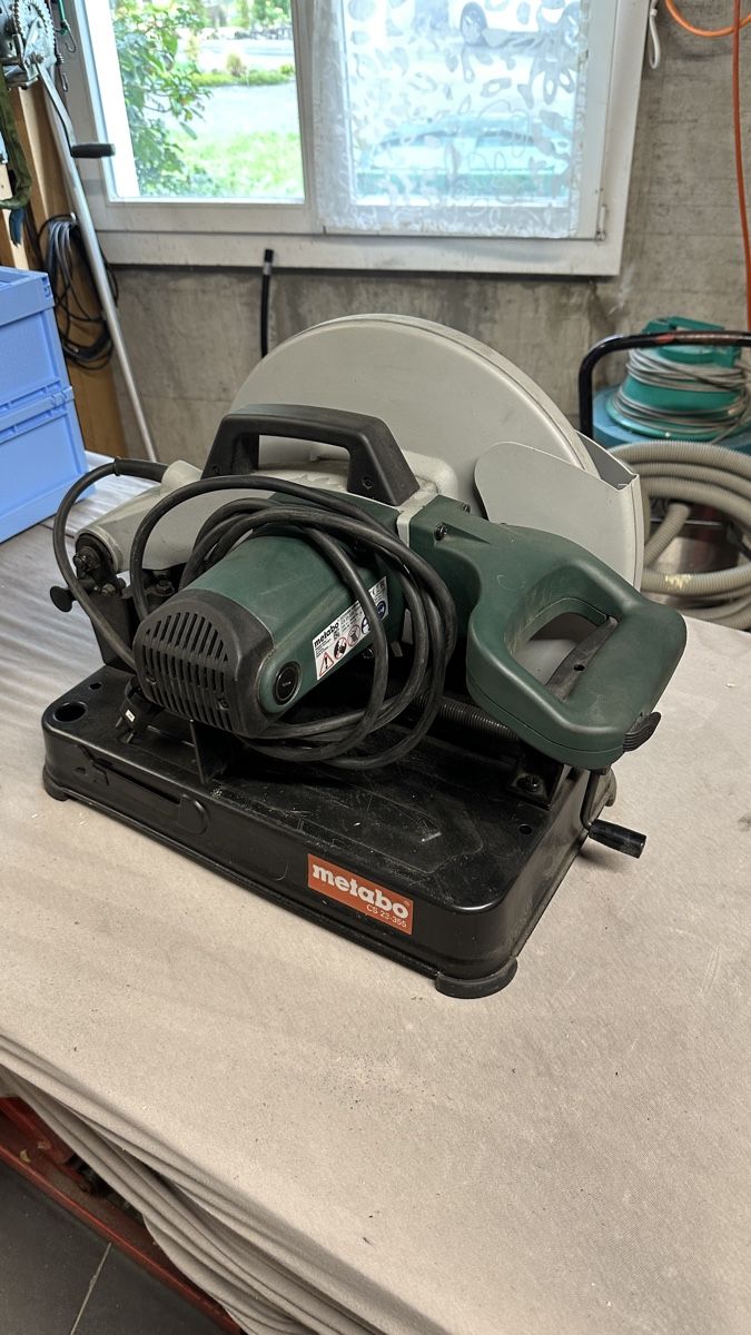 Metabo Sägen: Metabo CS23-355 Metalltrennscheibe – Gebraucht aus Ennetbürgen von mausyf123