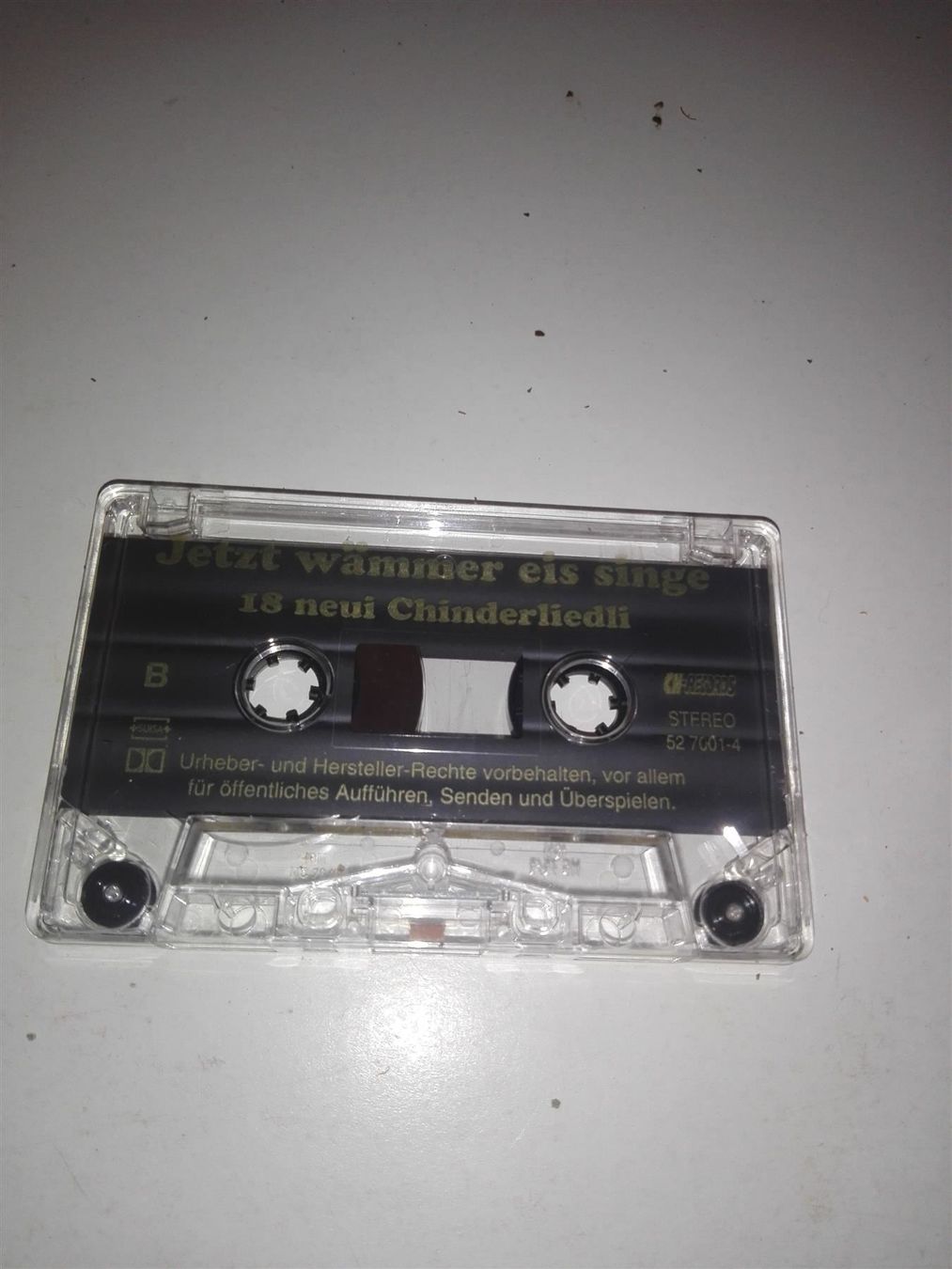 Musicassette: Jetzt wämmer eis singe  (18 Chinderliedli's) – Usato da St. Gallen venduto da elk2021 3