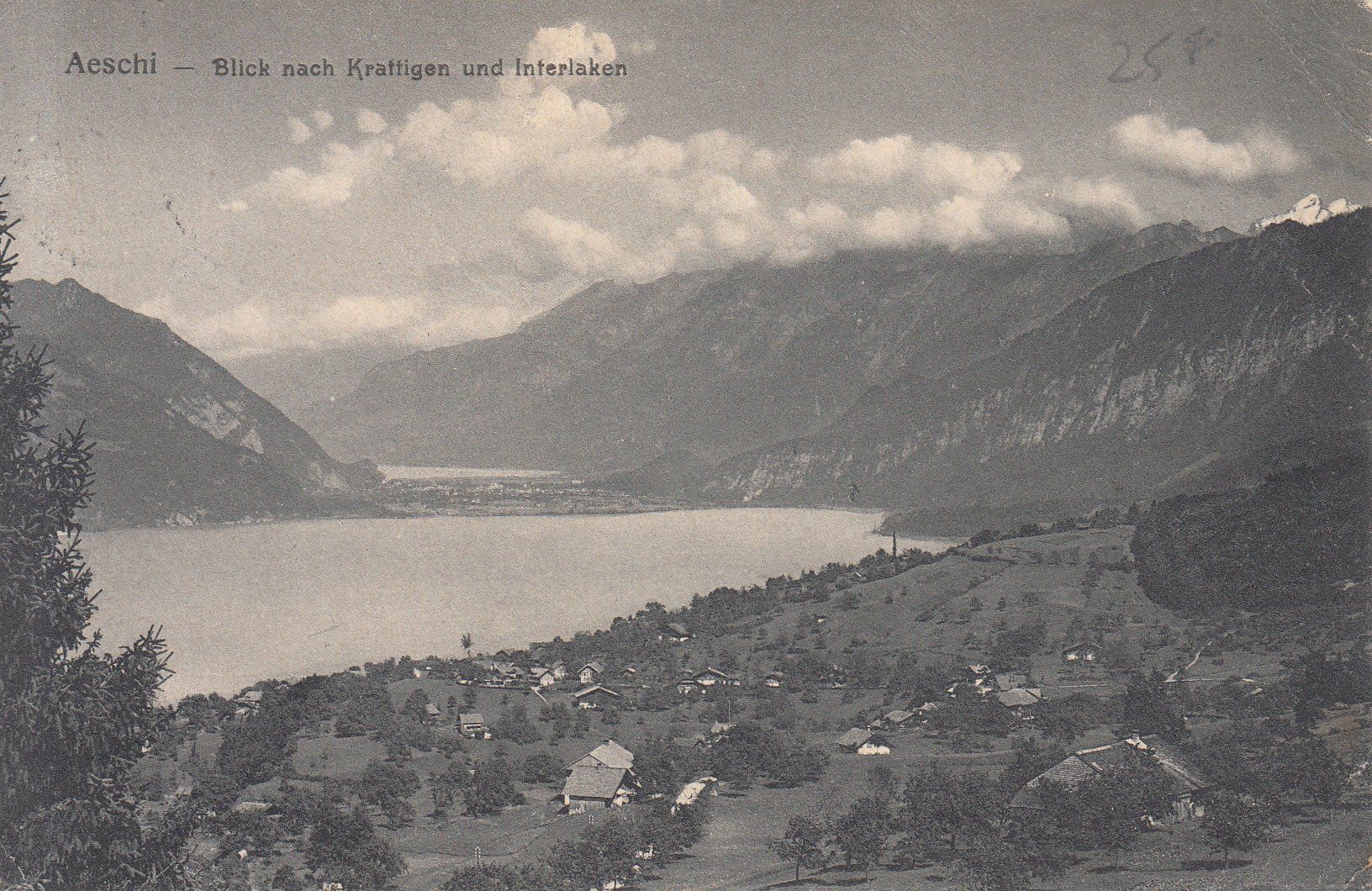 Cartoline postali: Aeschi 1911 – Usato da Bürglen TG venduto da StampGraf