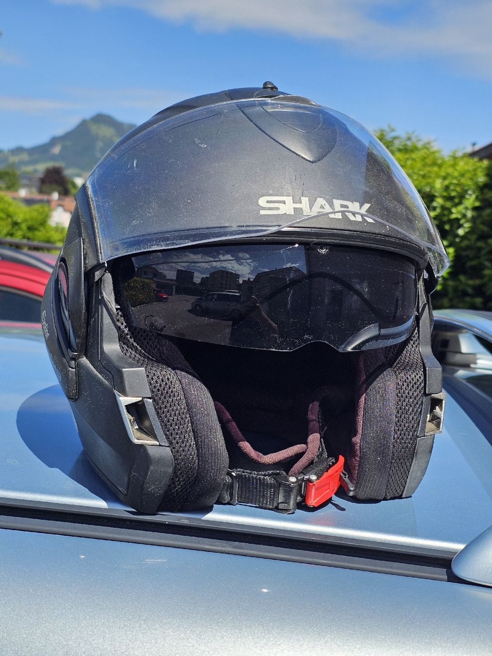 Caschi & visiere: Casque modulable Shark Evoline série 2 XL noir, – Usato da Bulle venduto da Bflowx 2