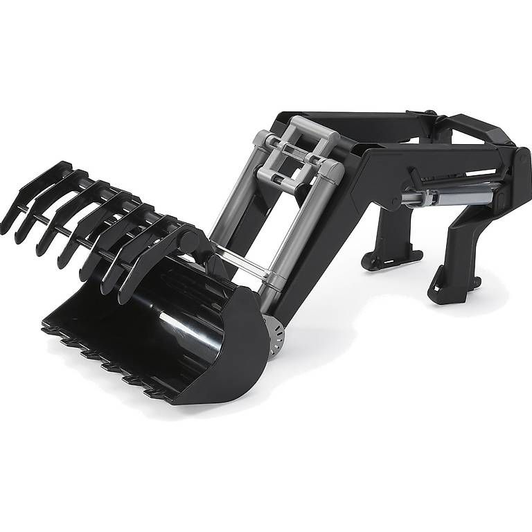 Bruder Giocattoli: BRUDER Traktor mit Kippanhaenger, Frontloader und Heckbagger – Nuovo (secondo la descrizione) da Zug venduto da nikspk 3