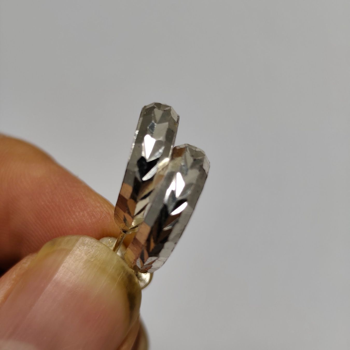 Orecchini pendenti & Orecchini a lobo: Vintage Silver silber Stud Earrings Boucles d'Oreilles #A3 – Usato da Châtelaine venduto da Tropic.Watch2 2