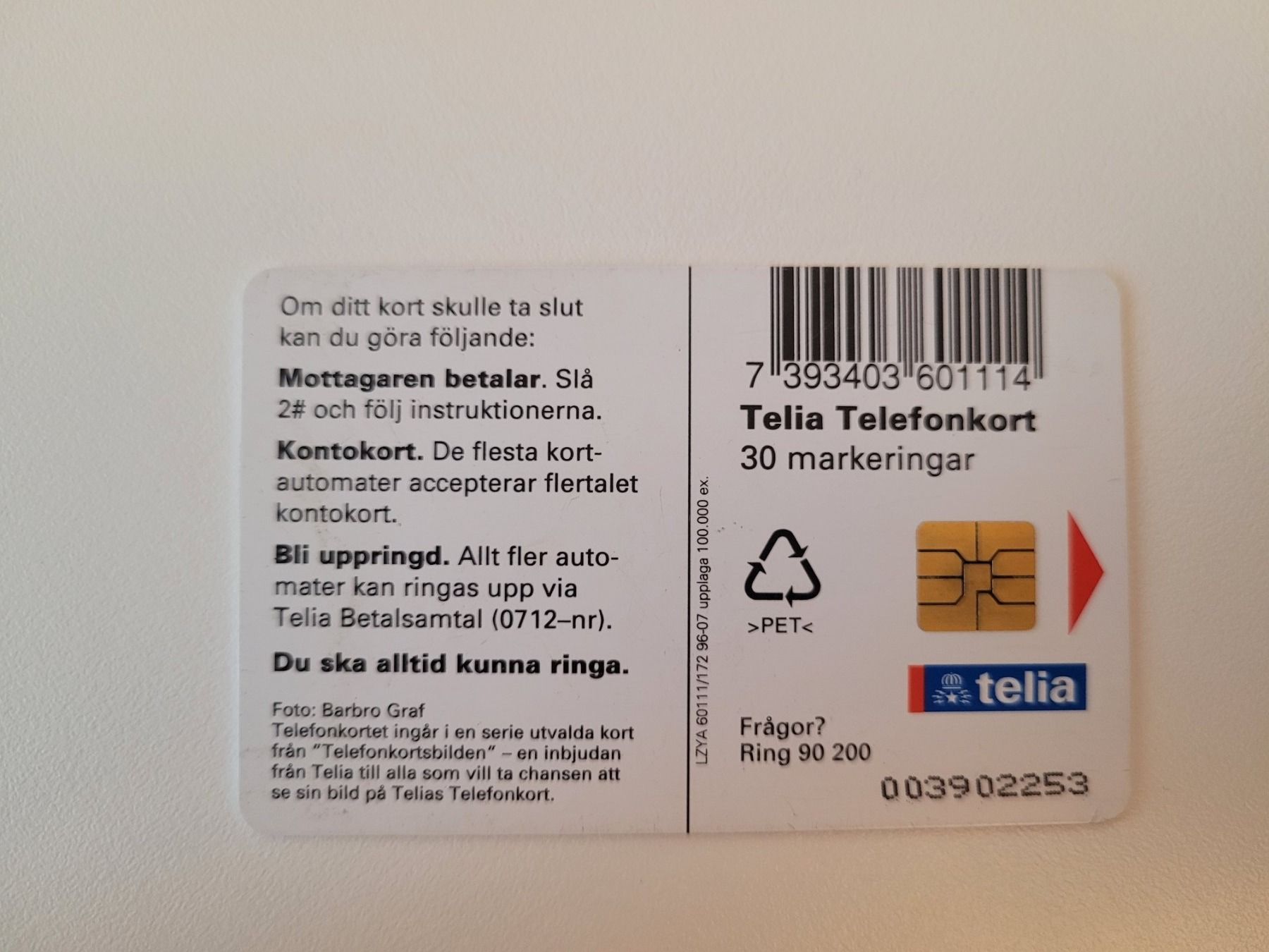 Telefon- & Taxkarten: Telefonkarte Schweden – Gebraucht aus Inwil von Flower2325 1