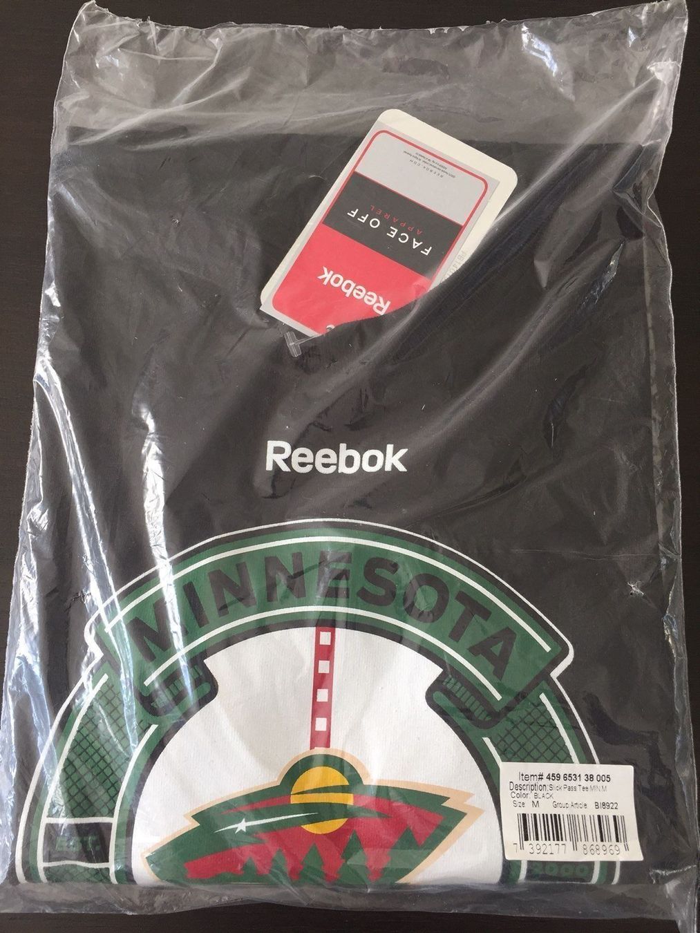 Reebok T-shirt: Minnesota Wild T-Shirt Gr. M – Nuovo e nell'imballaggio originale da Muttenz venduto da US_Sport_Schweiz 1