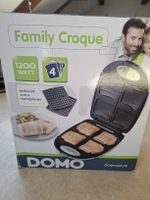 Domo Sandwich-Toaster DO9046C/S mit Waffelplatten gebraucht