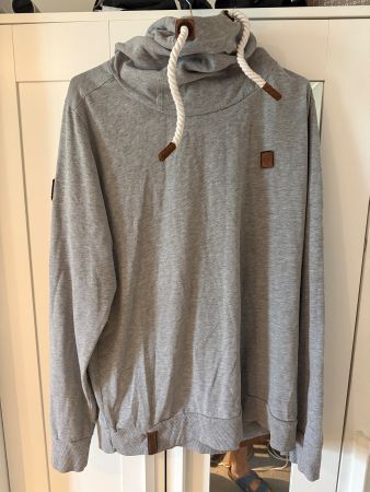 Naketano-Pullover mit Kapuze in der Farbe Grau, Grösse XL