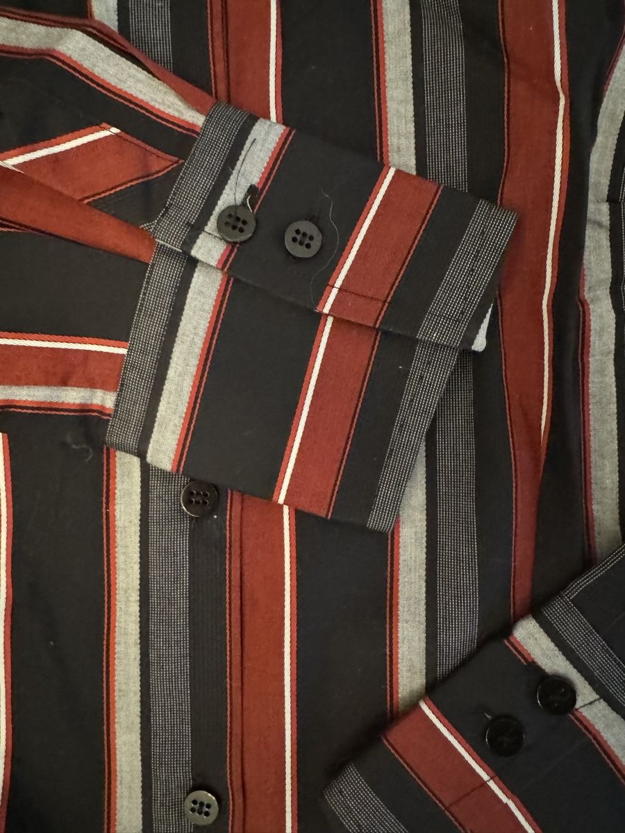 Eterna Camicette: Eterna Excellent Bluse Gr. 38 gestreift schwarz rot grau Top – Nuovo (secondo la descrizione) da Solothurn venduto da SchoeneSachen20 4