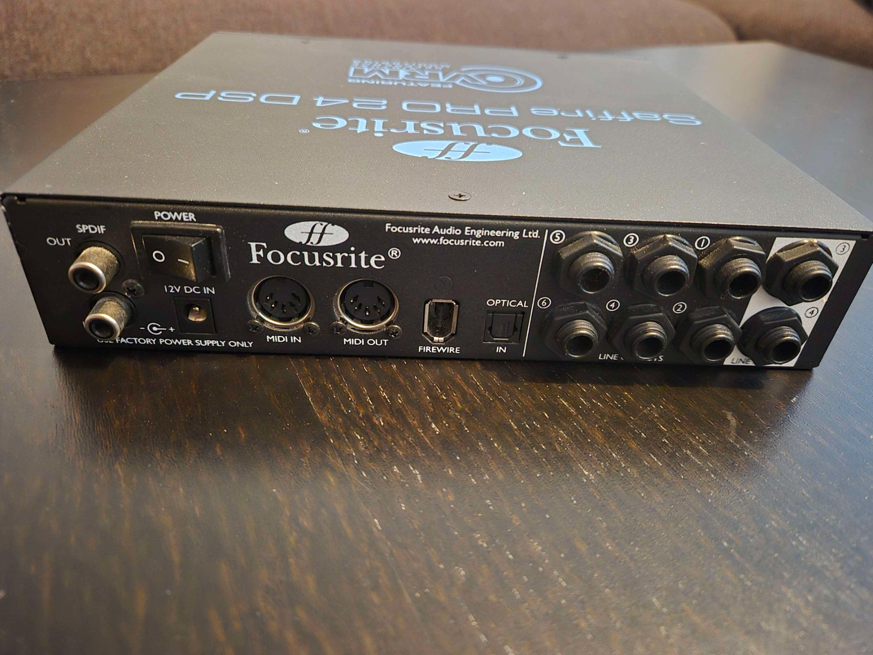 Focusrite Attrezzatura per studi di registrazione: Focusrite Saffire PRO 24 DSP – Usato da Zürich venduto da AerialZH 2