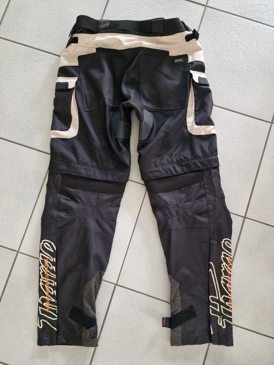 Sportliche Motorrad Hose Motorradhose Schwarz Mit