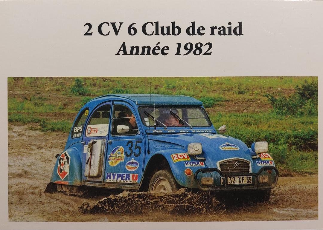 Cartoline postali: CITROËN 2CV 6 - Club de raid - Année 1982 – Nuovo (secondo la descrizione) da Delémont venduto da Domdom1