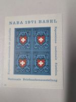 Blocke: NABA 1971 BASEL  mit Ausgabestempel 11.33.71 Marke