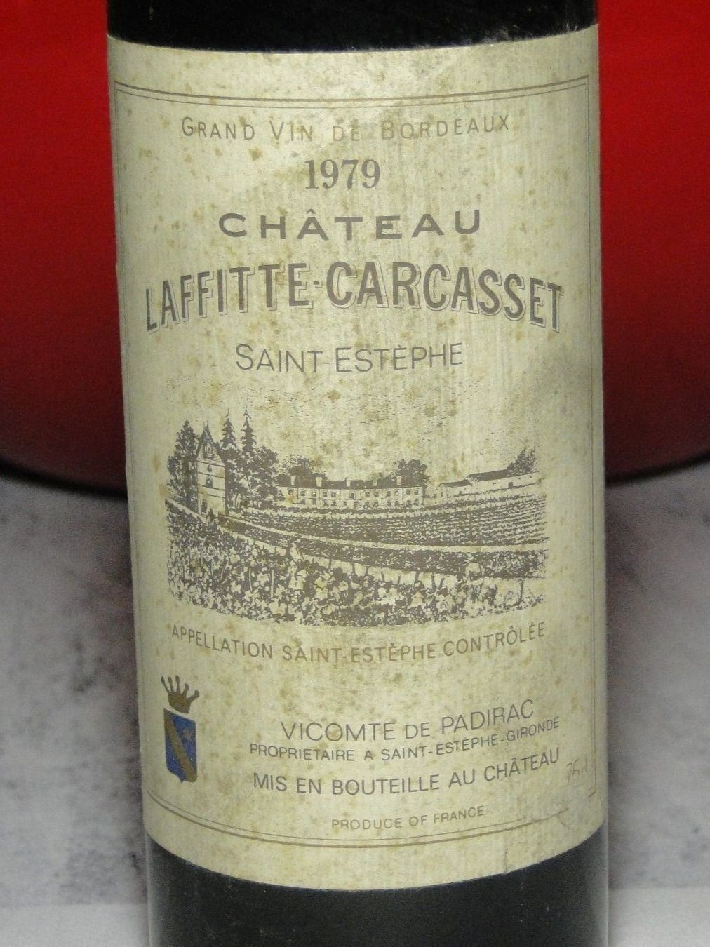 Vino: Rar Château Laffitte Carcasset 1979er – Nuovo (secondo la descrizione) da Emmenbrücke venduto da Ulisse-22 1