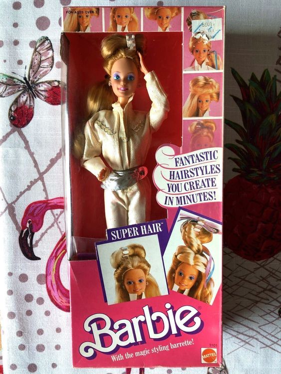 Super hair barbie 1986 hot sale