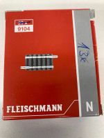 Fleischmann Spur N 9104 gerades Gleis VP 20, 13 St. neu OVP