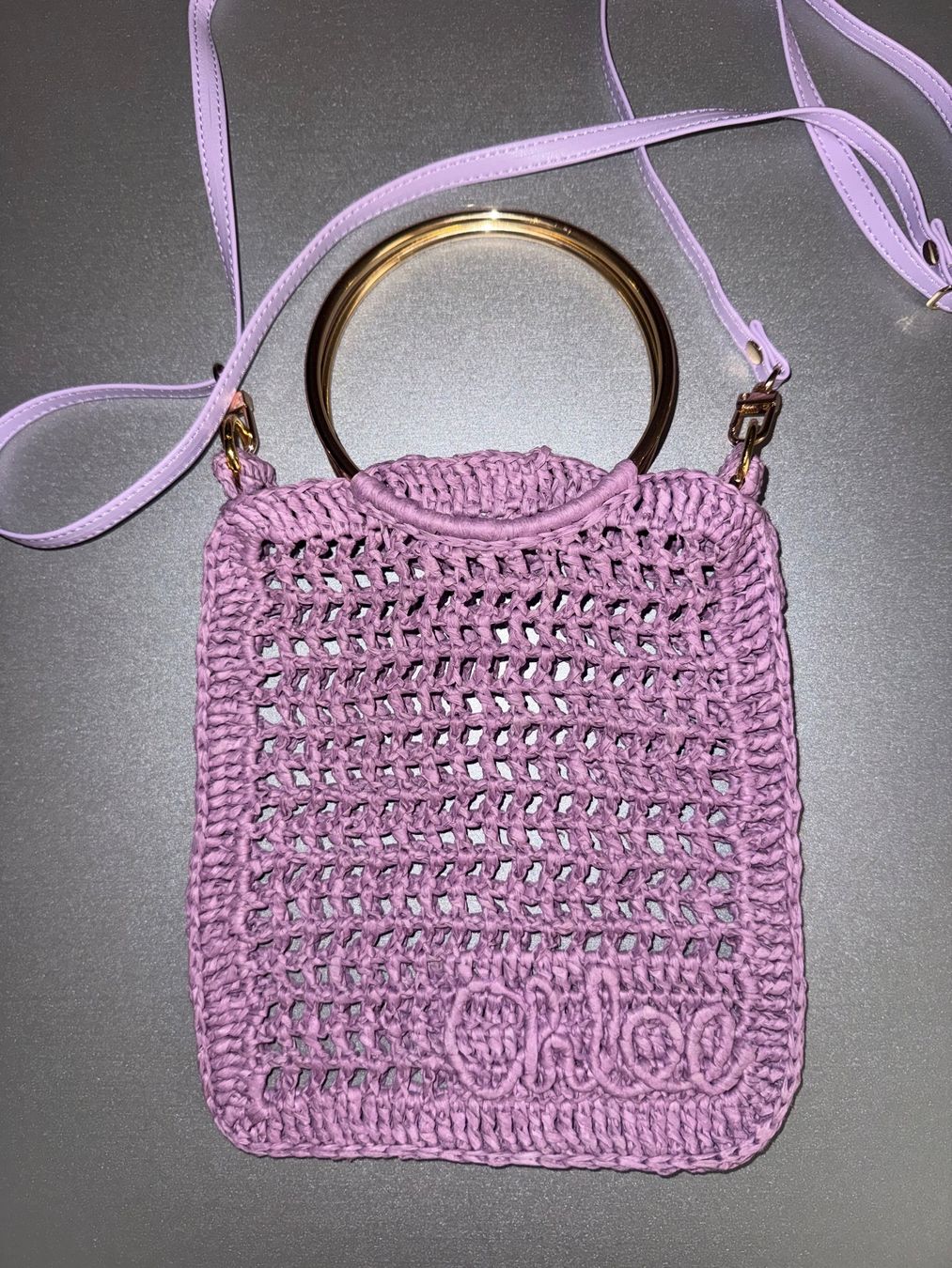 Borse da donna: Tasche aus Raffiabast handgestrickt – Nuovo (secondo la descrizione) da Buchrain venduto da nat_pl5p 1