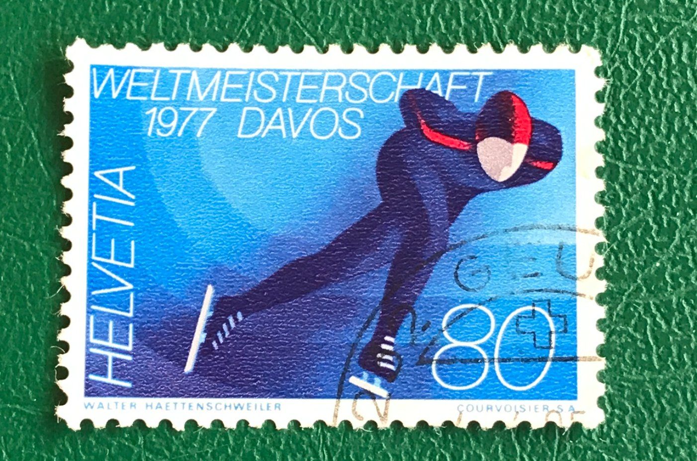 Tutti i francobolli: Nr.581 mit Stempel Eisschnellauf-WM 1976    – Usato da Aarau venduto da Billa007