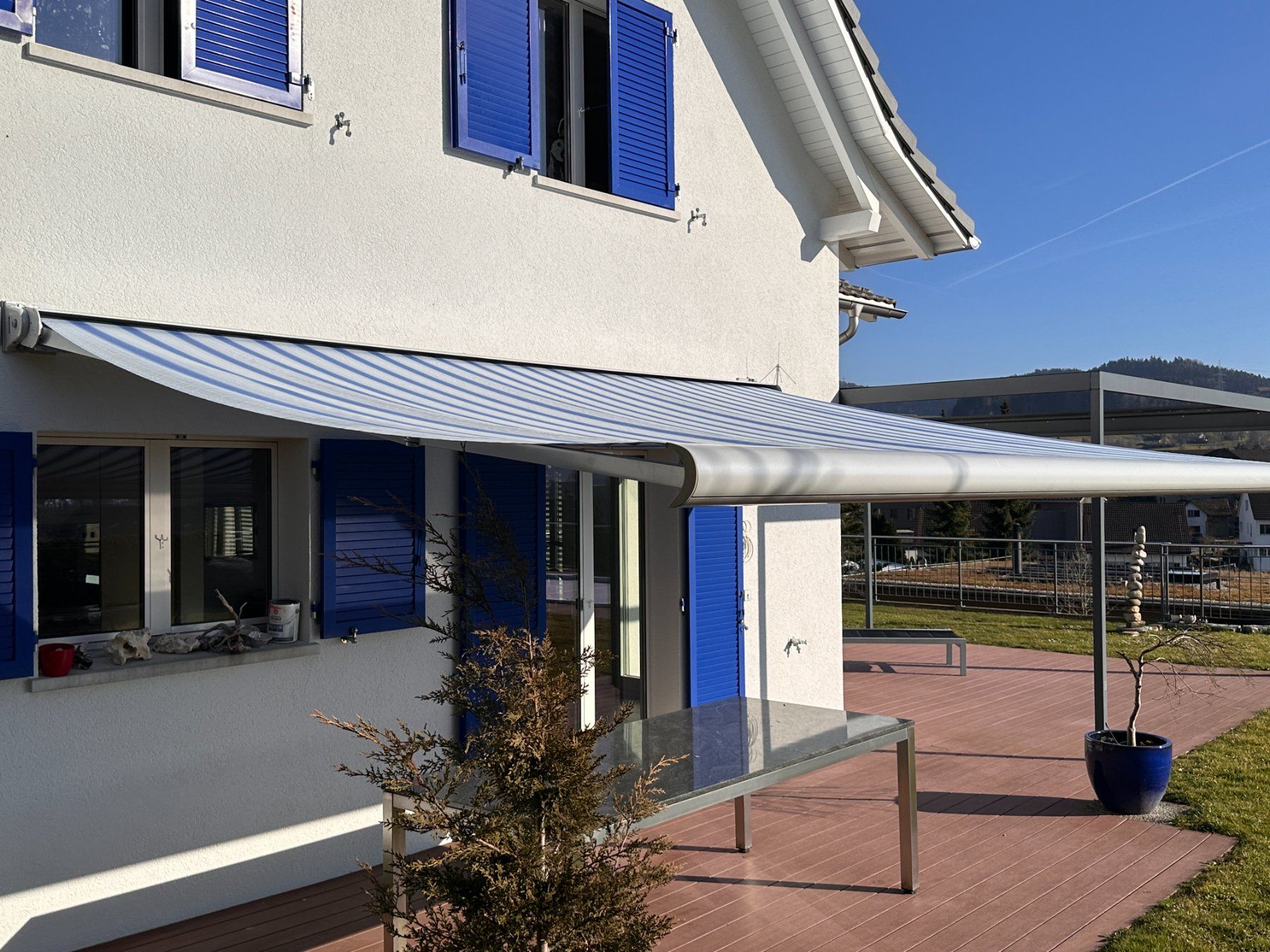 Sonnenstoren: Markise 5m breit (Gebraucht) in Bretswil fr CHF 310  nur  Abholung auf Ricardo kaufen