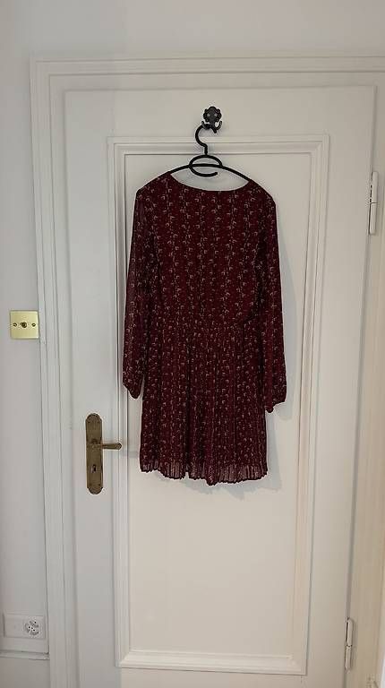 Vestiti: Plissee-Kleid, kurz, dunkelrot, S/36 – Usato da Luzern venduto da bar_v528 1