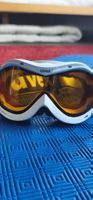 Skibrille Uvex weiss orange Scheibe guter Zustand