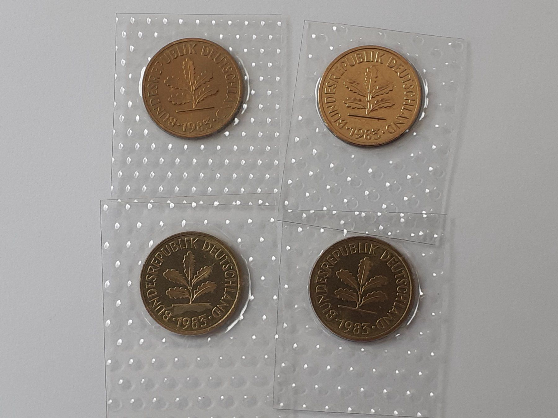 Tutti le monete: 4x 5 Pfennig 1983 Stgl – Nuovo (secondo la descrizione) da Pravidondaz venduto da LVtik 1