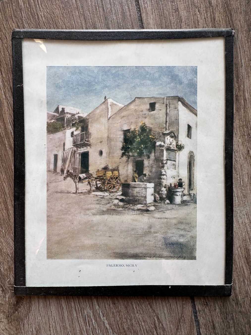Gemälde: Représentation de Palerme, Sicile – Gebraucht aus Châtillon FR von Karine1453