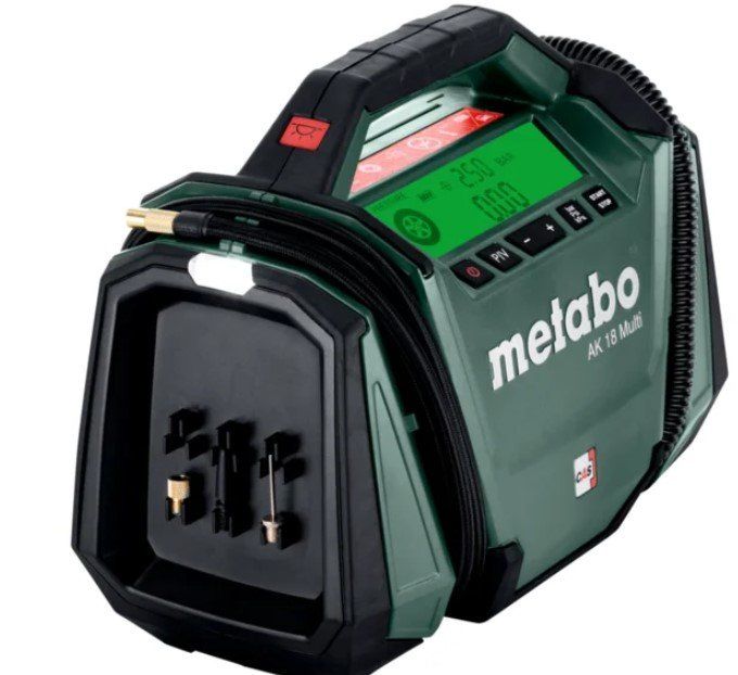 Metabo Compressori: Metabo Akku- Kompressor AK 18 Multi – Nuovo e nell'imballaggio originale da Mönthal venduto da Maschinenhaus 4
