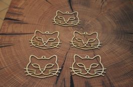 5 STUCK BASTELN HOLZ NEU