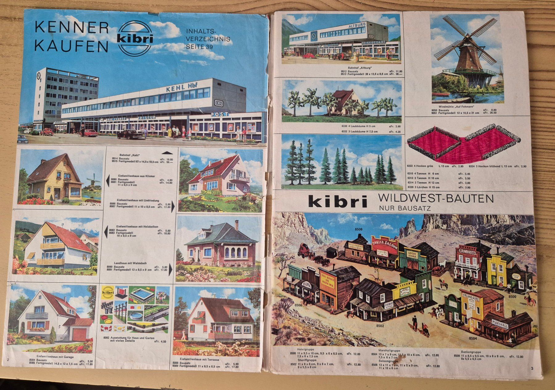 Zeitschriften & Magazine: KIBRI Katalog Eisenbahn 1968-69  HO+N : – Gebraucht aus Spreitenbach von aspen11 1