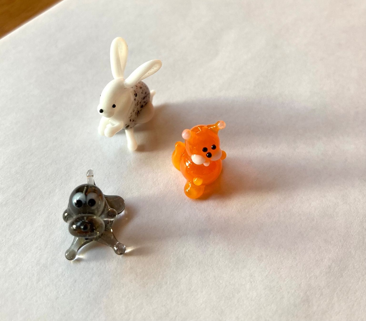 Tutte le decorazioni: 3 Mini Glasfiguren Tiere – Nuovo (secondo la descrizione) da Zürich venduto da tanteluzie 1