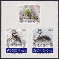 Satz SBK-Nr. 1271-1273 (Vögel 2008) ET-gestempelt