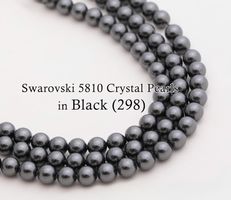 Swarovski 5810 – Black, 6 mm (10 Stück) 298