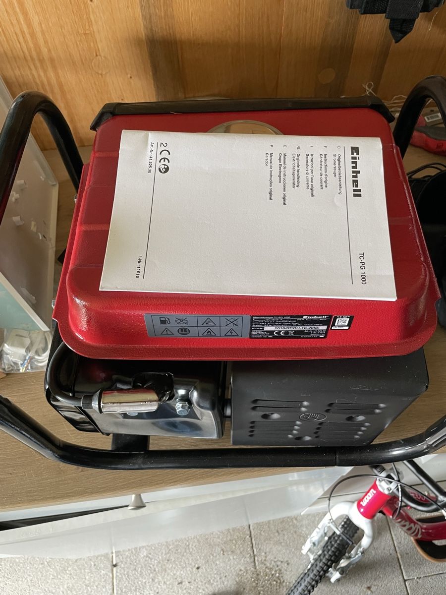 Einhell Generatori di corrente: Einhell Stromerzeuger TC-PG 1000, neuwertig – Usato da Kriens venduto da abl_x62f 4