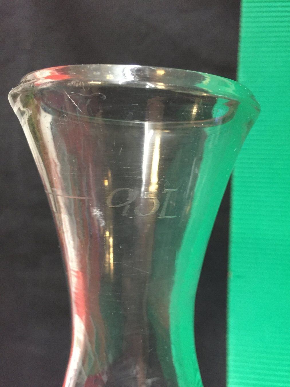 Bouteilles: Antike Glasflasche Maasflasche Karaffe – D'occasion à Schaffhausen par vintageworld 7