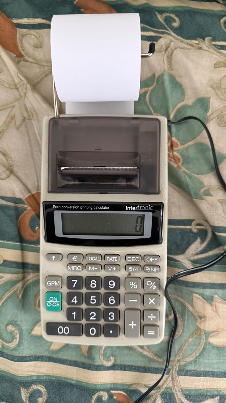 Calcolatrici tascabili: CALCOLATRICE   ELECTRONIC PRINTING – Usato da Monte Carasso venduto da Ely67 6